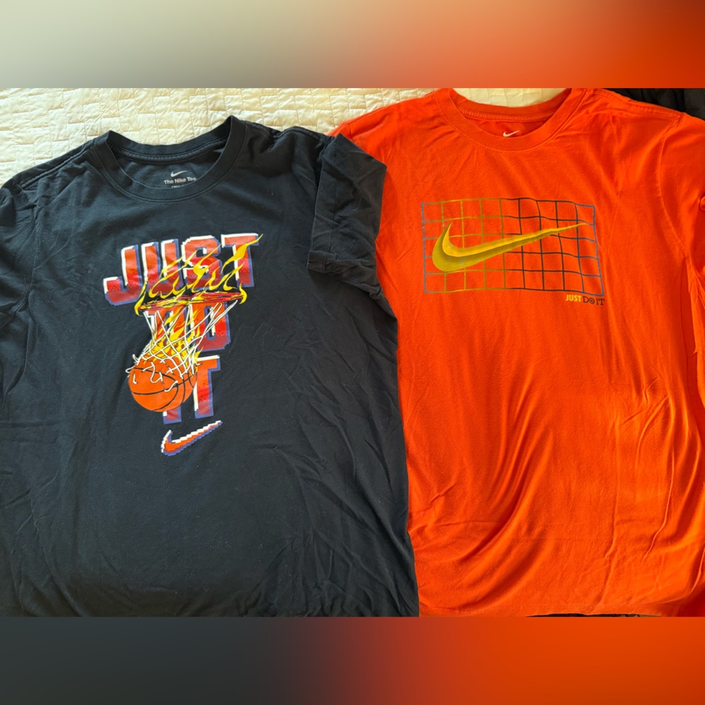 Nike LeBron Lion Crown Logo Dri-Fit Black 6 Tees 4 Large 2 XL Basketball Swoosh